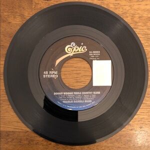 Charlie Daniels Band Vinyl 45 Record Boogie Woogie Fiddle Country Blues